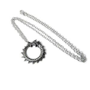 Alchemy Gothic Orecchini Jormungand - Serpenti In Peltro Argentato Con Fili In Acciaio Chirurgico, Fatti In Inghilterra